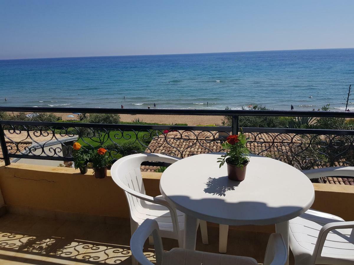 Corfu Glyfada Menigos Beach Apartments Eksteriør bilde